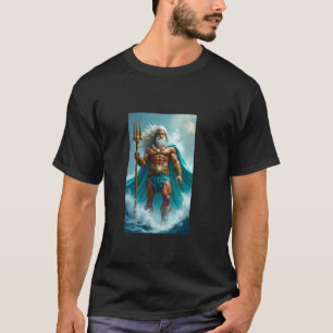 Poseidon griechische Mythologie Gott des Meeres un T-Shirt