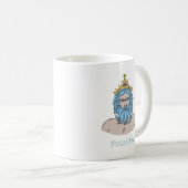 Poseidon - griechischer Gott Kaffeetasse (VorderseiteRechts)