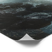 Poseidon, Herr der Tiefe - göttlicher Sturm Poster (Ecke)