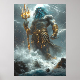 Poseidon, Herr der Tiefe - Göttlicher Sturm Poster