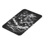 Poseidon — Herr der Tiefe von BurnsInHell Magnet (Linke Seite)