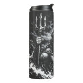 Poseidon — Herr der Tiefe von BurnsInHell Thermosbecher (Nach links gedreht)