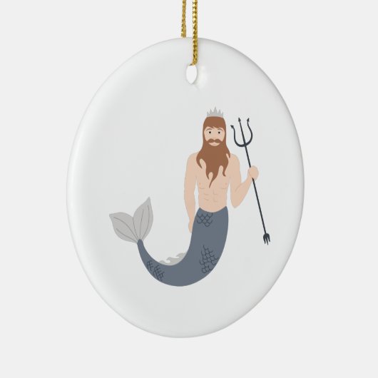 Poseidon Keramik Ornament (Rechts)