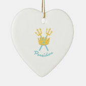 Poseidon Keramik Ornament (Rechts)