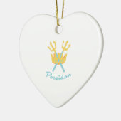 Poseidon Keramik Ornament (Links)