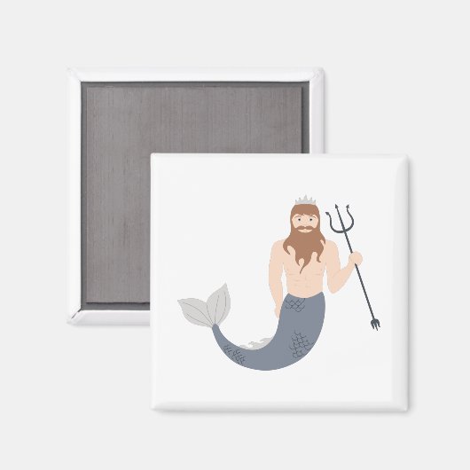 Poseidon Magnet (Vorderseite/Rückseite)