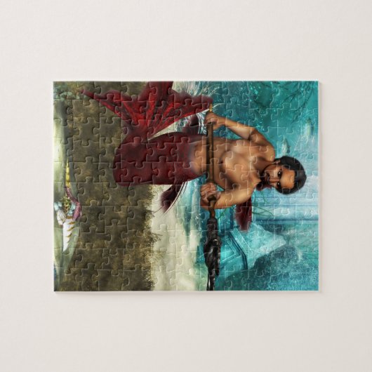 Poseidon Merman Puzzle (Horizontal)