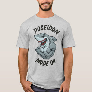 Poseidon Mode On™ - Nautische Gym-Fitness T-Shirt