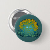 Poseidon Neptun Button (Vorne & Hinten)