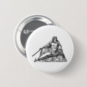 Poseidon Neptune griechisch, Percy Jackson, athena Button (Vorne & Hinten)
