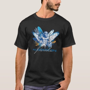Poseidon Neptune Sea God and Surfing Griechische M T-Shirt