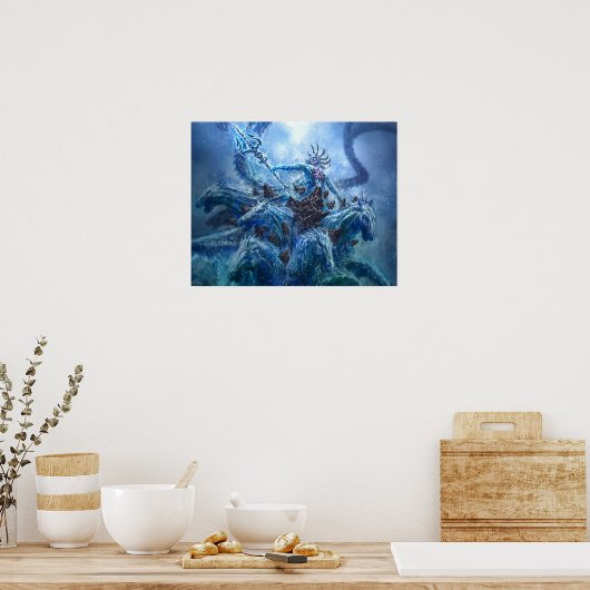 Poseidon-Poster Poster (Küche)