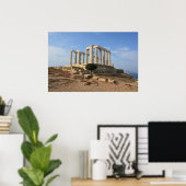 Poseidon-Poster-Tempel Poster (Heimbüro)