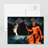 Poseidon Postkarte (Vorne/Hinten)