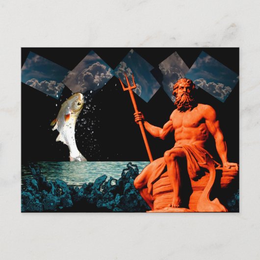 Poseidon Postkarte (Vorderseite)