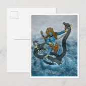 Poseidon Postkarte (Vorne/Hinten)