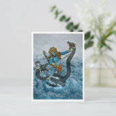 Poseidon Postkarte (Stehend Vorderseite)