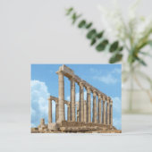 Poseidon-Postkartentempel Postkarte (Stehend Vorderseite)