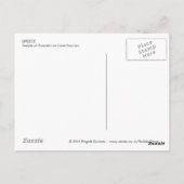 Poseidon-Postkartentempel Postkarte (Rückseite)