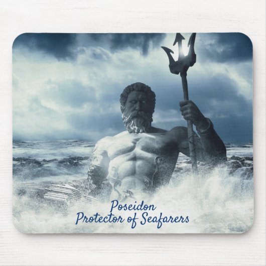 Poseidon Protector of Seafarers Mousepad (Vorne)