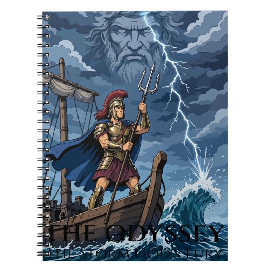 Poseidon’s Storm Wrath Notizblock (Vorderseite)