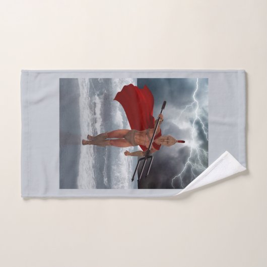 Poseidon Sea Badhandtuch Set (Handtuch)