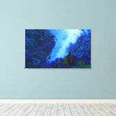 Poseidon-Spielplatz Leinwanddruck (Insitu (Holzboden))