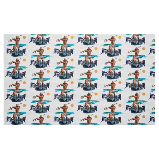 Poseidon Stoff (Fat Quarter (45,7 x 55,9 cm))