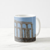 Poseidon-Tempel am Kap Sounian Kaffeetasse (VorderseiteRechts)