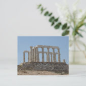 Poseidon-Tempel am Kap Sounian Postkarte (Stehend Vorderseite)