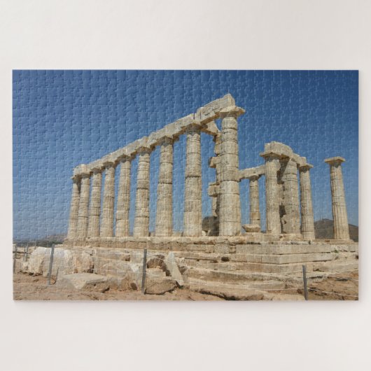 Poseidon-Tempel, Athen-Griechenland Puzzle (Horizontal)