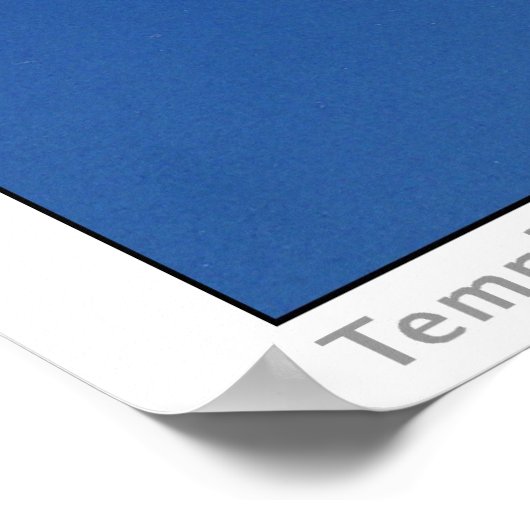 Poseidon-Tempel Poster (Ecke)