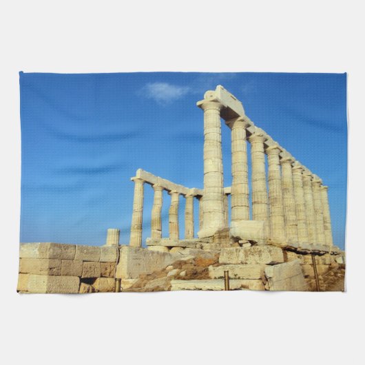 Poseidon-Tempel - Sounio Handtuch (Horizontal)