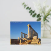 Poseidon-Tempel - Sounio Postkarte (Stehend Vorderseite)