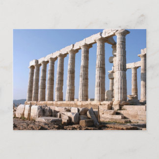 Poseidon-Tempel, Sounion, Griechenland Postkarte