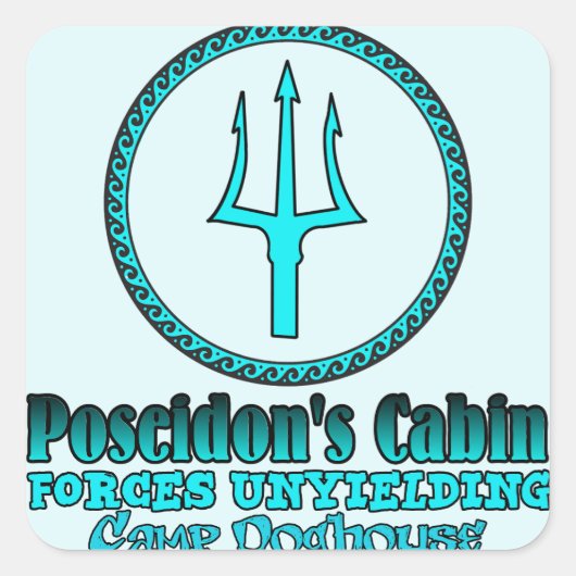 Poseidon's Cabin Sticker (Vorderseite)