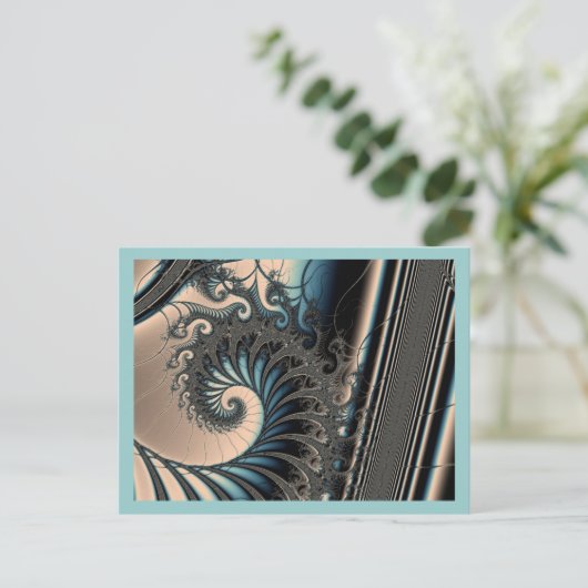 Poseidon's Throne Postkarte (Stehend Vorderseite)