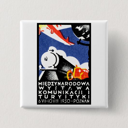Posen-Ausstellungs-Plakat 1930 Button (Vorderseite)