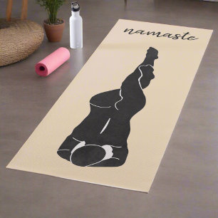Posen Bewegungen Namaste Yogi Rosa Yogamatte