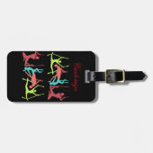 Posen der Fitness Gepäckanhänger (Vorderseite horizontal)