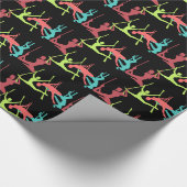 Posen der Fitness Geschenkpapier (Ecke)