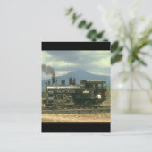 Posen für den Rack-Tank bei_Dampfzügen Postkarte (Stehend Vorderseite)