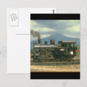 Posen für den Rack-Tank bei_Dampfzügen Postkarte (Vorne/Hinten)