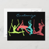 Posen für die Fitness Postkarte (Vorne/Hinten)