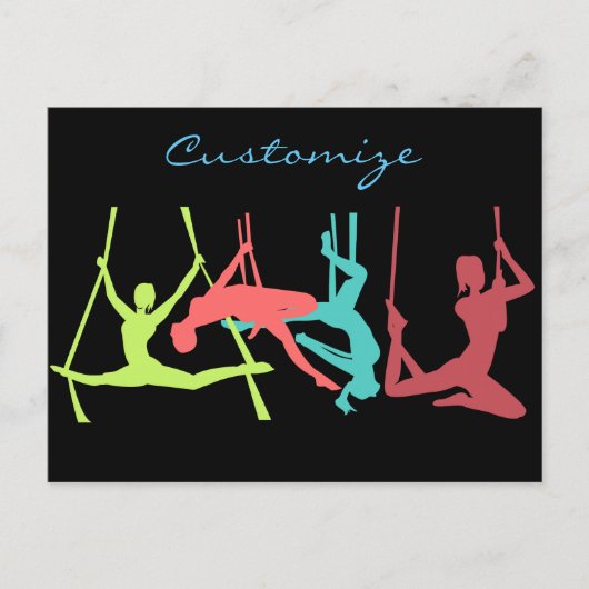 Posen für die Fitness Postkarte (Vorderseite)