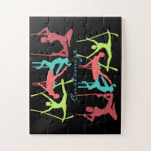 Posen für die Fitness Puzzle (Vertikal)