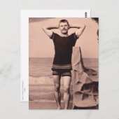 Posen im Swimsuit 1890 Postkarte (Vorne/Hinten)
