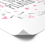 Posen in Form eines Kreises Poster (Ecke)