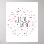 Posen in Form eines Kreises Poster (Vorne)