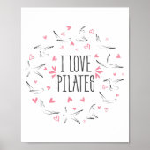 Posen in Form eines Kreises Poster (Vorne)